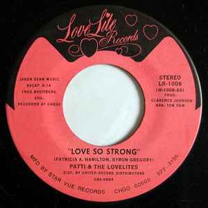 Patti Hamilton - Love So Strong album cover