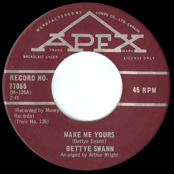 Bettye Swann – Make Me Yours (1967, Vinyl) - Discogs