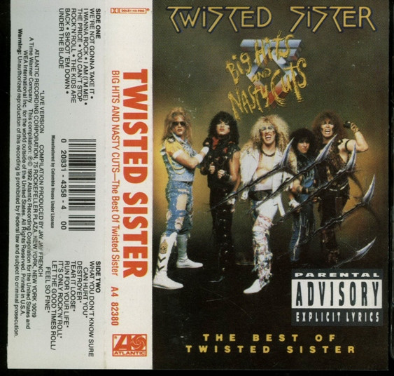 Twisted Sister – Big Hits And Nasty Cuts (1992, Columbia House ...