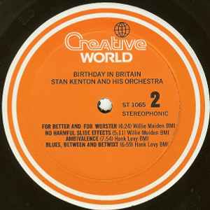 Stan Kenton And His Orchestra - Birthday In Britain