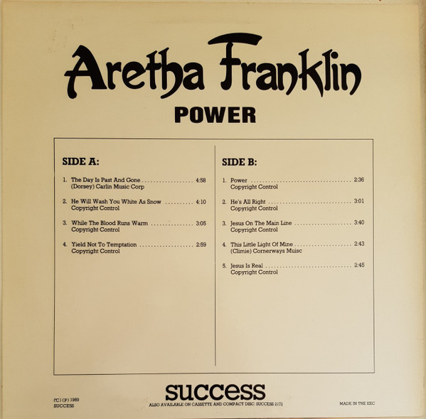 descargar álbum Aretha Franklin - Power