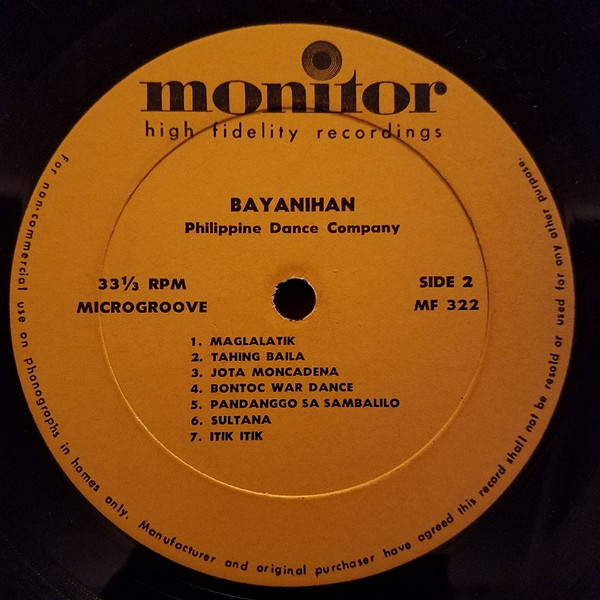 baixar álbum Bayanihan Philippine Dance Company - Monitor Presents Bayanihan Philippine Dance Company