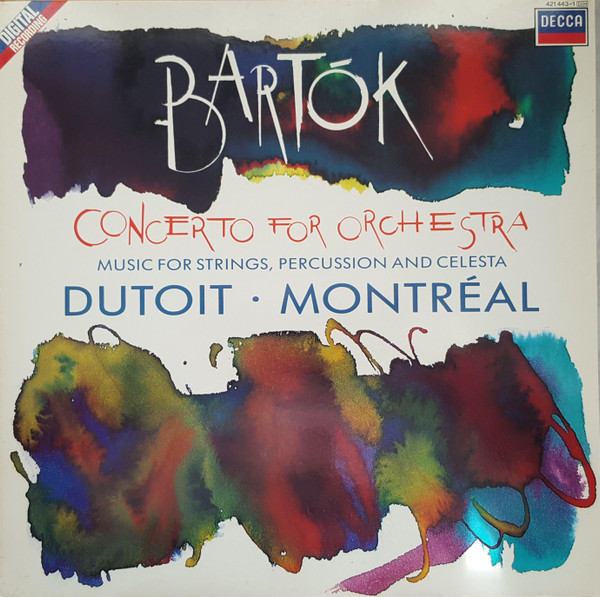 Bartok - Dutoit, Montréal – Concerto For Orchestra / Music For Strings,  Percussion And Celesta (1988, Vinyl) - Discogs