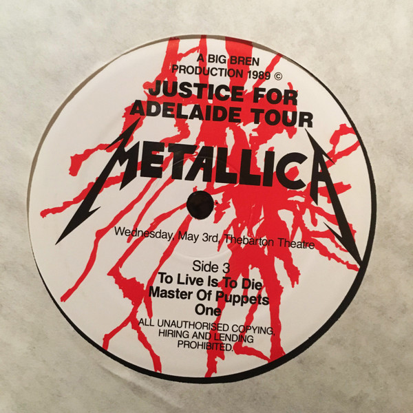 last ned album Download Metallica - Justice For Adelaide album
