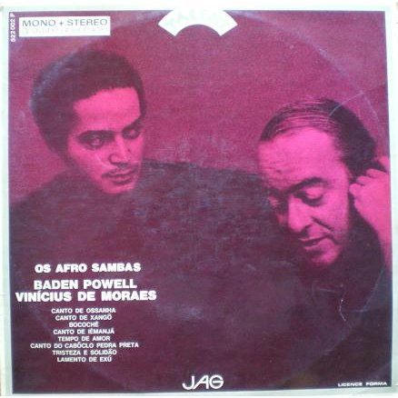 Baden Powell & Vinicius De Moraës – Os Afro Sambas (1966, Vinyl