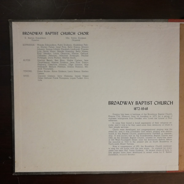 télécharger l'album Broadway Baptist Church Choir - Religious Favorites