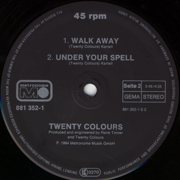last ned album Twenty Colours - Up In Flames