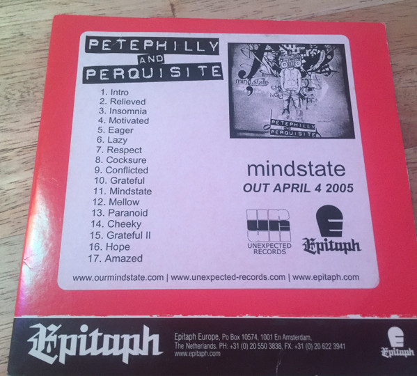 Pete Philly & Perquisite – Mindstate (2005, Vinyl) - Discogs