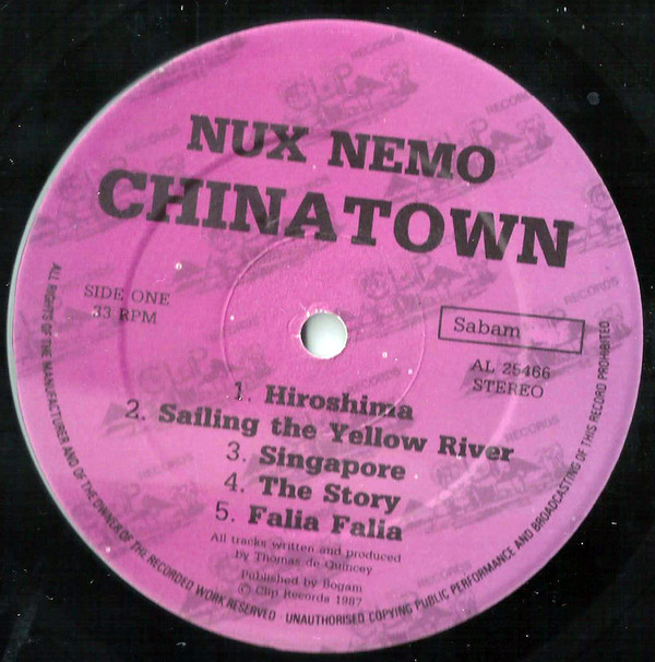 ladda ner album Nux Nemo - China Town