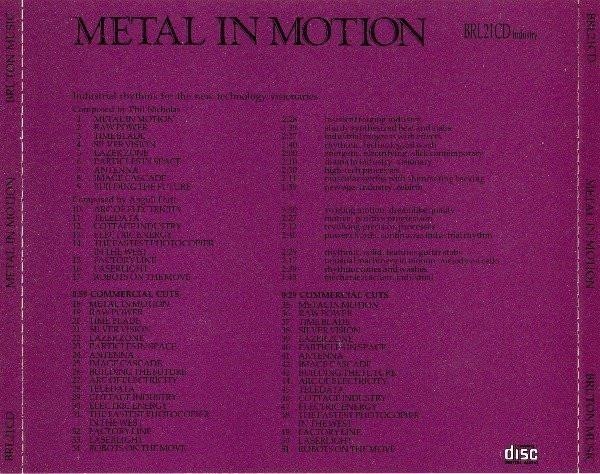 baixar álbum Phil Nicholas Anguli Dutt - Metal In Motion