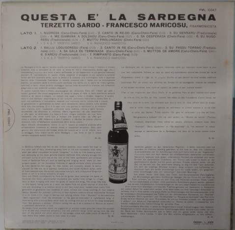 descargar álbum Terzetto Sardo Francesco Maricosu - Questa È La Sardegna