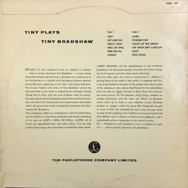 télécharger l'album Tiny Bradshaw - Tiny Plays Tiny Bradshaw