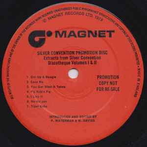 Silver Convention - Silver Convention Promotion Disc - Extracts From Silver Convention Discotheque Volumes I & II album cover
