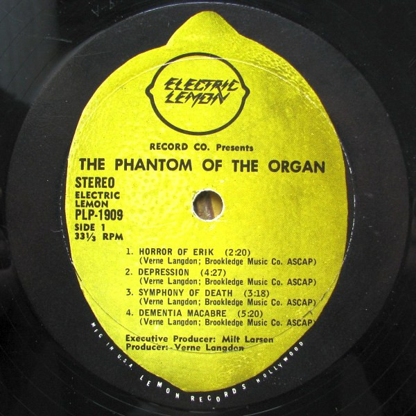 lataa albumi Verne Langdon - The Phantom Of The Organ