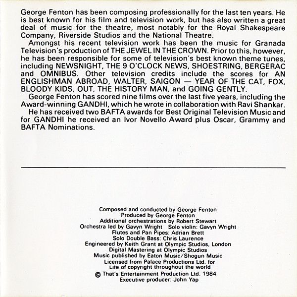 baixar álbum George Fenton - The Company Of Wolves