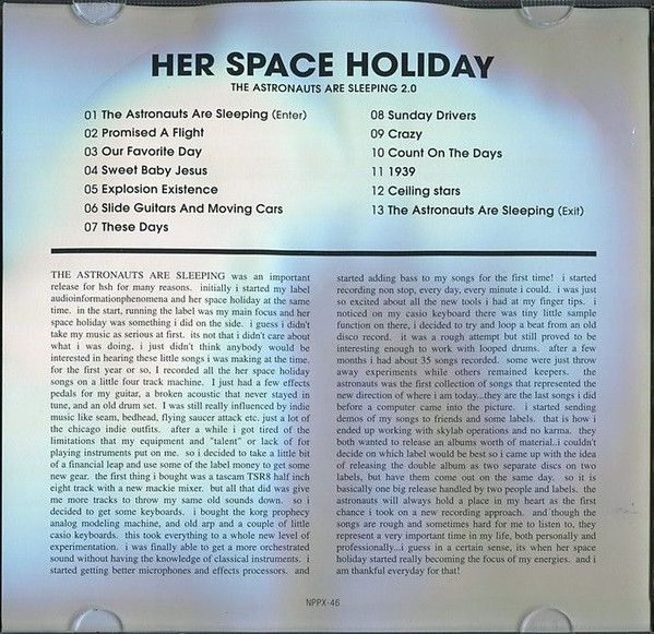 ladda ner album Her Space Holiday - The Astronauts Are Sleeping 20