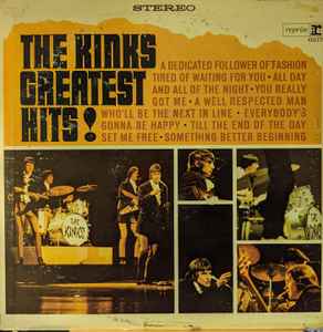 The Kinks - The Kinks Greatest Hits album cover
