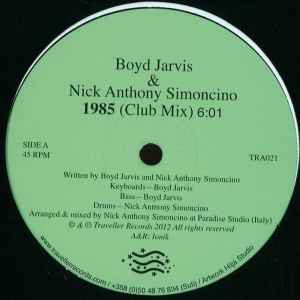 Boyd Jarvis - 1985 album cover