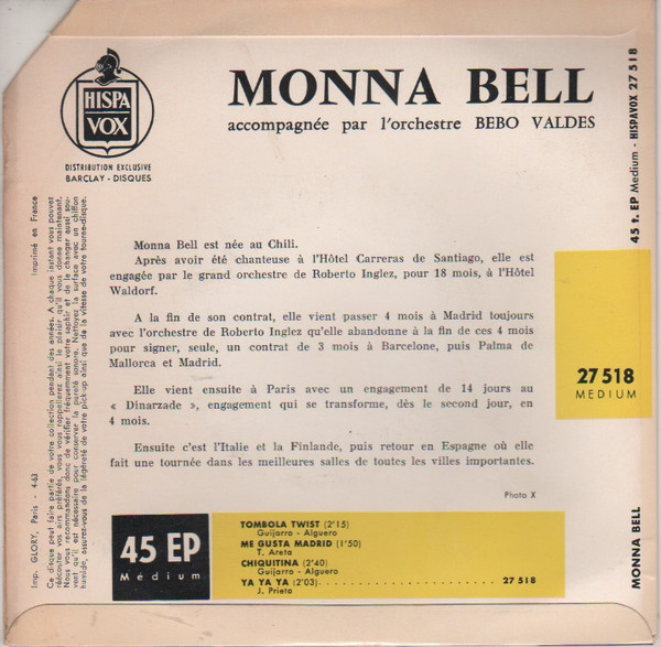 baixar álbum Monna Bell - Tombola Twist