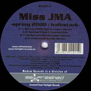 Miss JMA - Spring 2000 / Halbstark album cover
