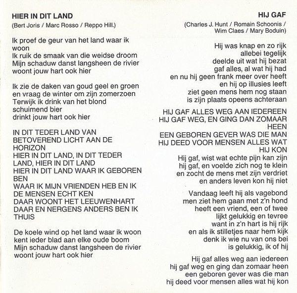 lataa albumi Gunther Neefs - Hier In Dit Land