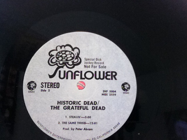 The Grateful Dead – Historic Dead (1971, Vinyl) - Discogs