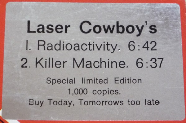 ladda ner album Laser Cowboy's - Radioactivity Killer Machine