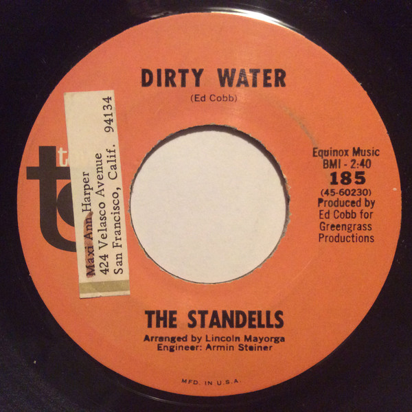The Standells – Dirty Water (1965, Scranton, Vinyl) - Discogs
