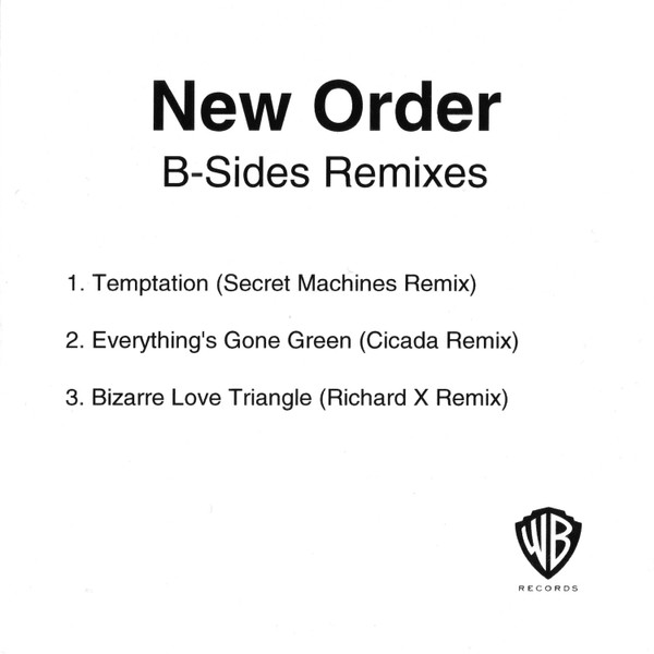 New Order B Sides Remixes 2005 CDr Discogs