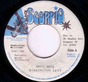 Barrington Levy – She's Mine (1988, Vinyl) - Discogs