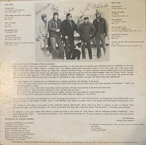 ladda ner album The Great White Possum String Company - The Great White Possum String Company