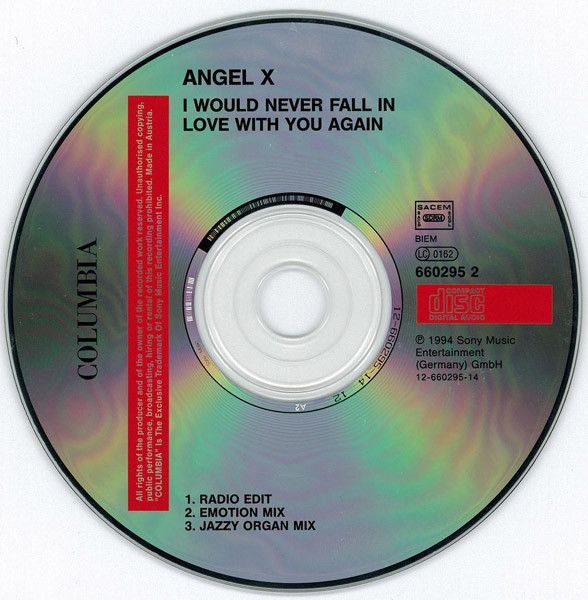 Album herunterladen Angel X - I Would Never Fall In Love With You Again