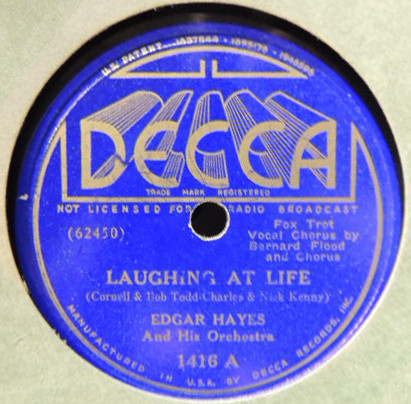 lataa albumi Edgar Hayes And His Orchestra - Laughing At Life Stompin At The Renny