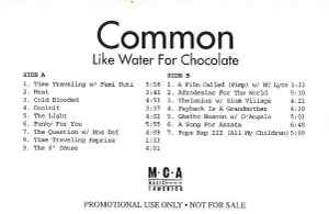 未使用 Common - Like Water For Chocolate-