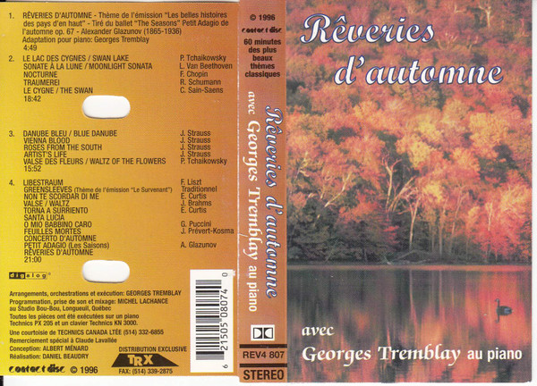 télécharger l'album Georges Tremblay - Reveries DAutomne