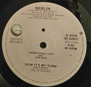 Berlin - Now It's My Turn album cover