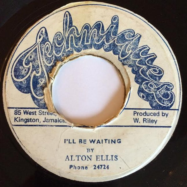 Alton Ellis / Techniques All Stars – I'll Be Waiting (1970, Vinyl