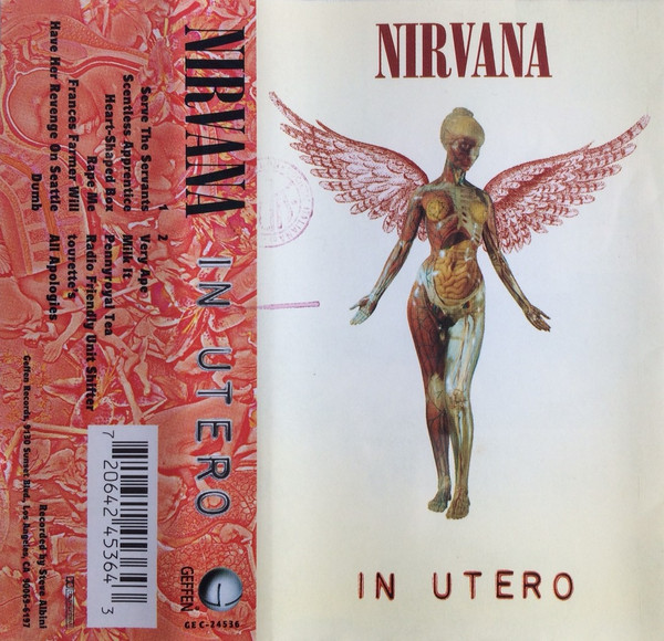 Nirvana – In Utero (1993, Cassette) - Discogs