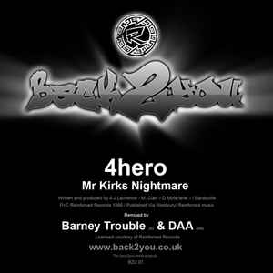4 Hero - Mr Kirks Nightmare (Back 2 You Remixes) album cover