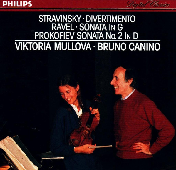 lataa albumi Stravinsky Ravel Prokofiev Viktoria Mullova Bruno Canino - Divertimento Sonata In G Sonata No 2 In D