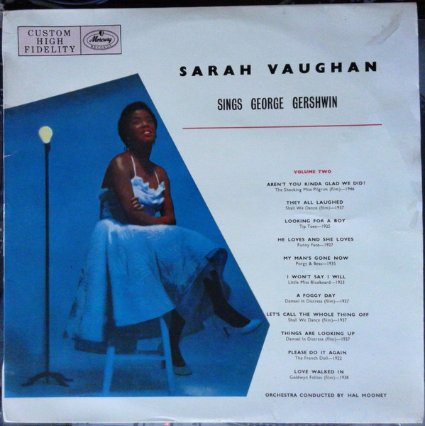 Album herunterladen Download Sarah Vaughan - Sarah Vaughan Sings George Gershwin Volume Two album