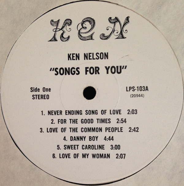 descargar álbum Ken Nelson - Songs for You