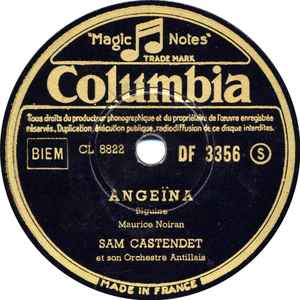 Pochette de l'album Sam Castendet Et Son Orchestre Antillais - Angeïna / Ravete Môdé