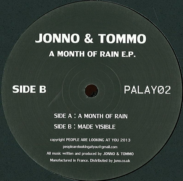 télécharger l'album Jonno & Tommo - A Month Of Rain