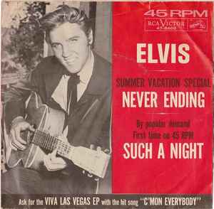Elvis Presley - Such A Night / Never Ending