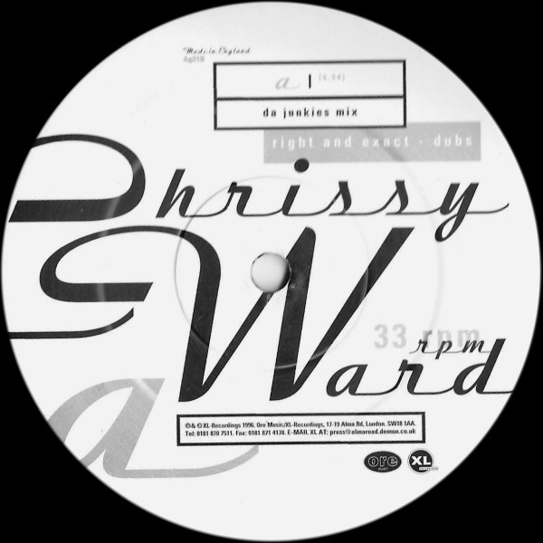 Album herunterladen Chrissy Ward - Right And Exact Dubs