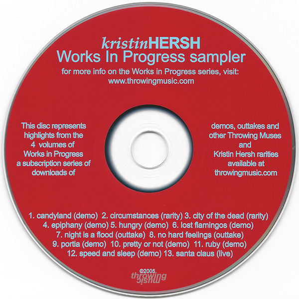 télécharger l'album Kristin Hersh - Works In Progress Sampler