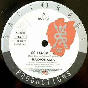 Radiorama - So I Know album cover