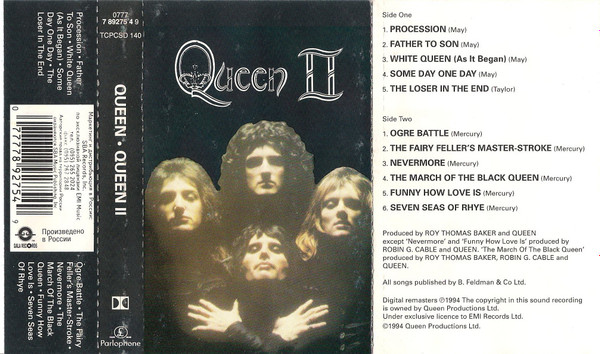 Queen – Queen II (2001, Cassette) - Discogs