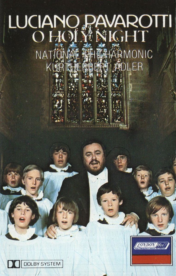 Luciano Pavarotti , National Philharmonic , Kurt Herbert Adler - O Holy Night | London Records (414 044-4)